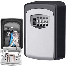 Lock Key Safe, Wall Mounted Key Box -Combination Lock Box -Best Outdoor