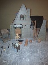 Playmobil SYSTEM casa a graticcio FUCINA 3442 con stufa a muro extra camino