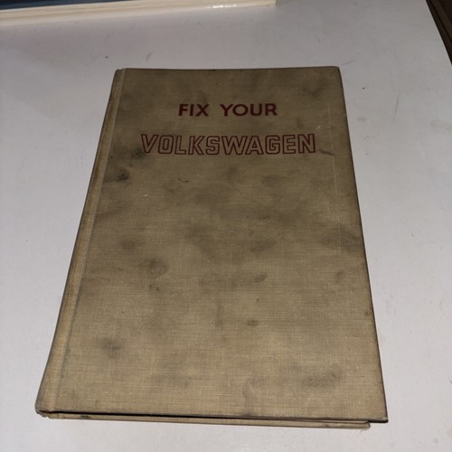 1967 book Fix your Volkswagen  by Jud Purvis VW