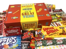 1965 Gift Box Nostalgic Retro Candy Mix from Childhood for 60th Birthday Man ...