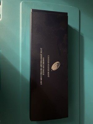 2011 American Eagle 25th Anniversary Silver Coin Set Box. Box Only, No Coins