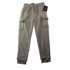 Brooklyn Cloth The Jogger Pants Boy  s Size Medium Drawstring Sand Tapered Leg