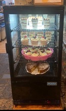 Polar C-Series 86L Curved Door Display Fridge – Energy Efficient, Black