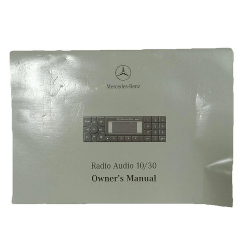 Mercedes Radio Audio 10/30 Betriebsanleitung