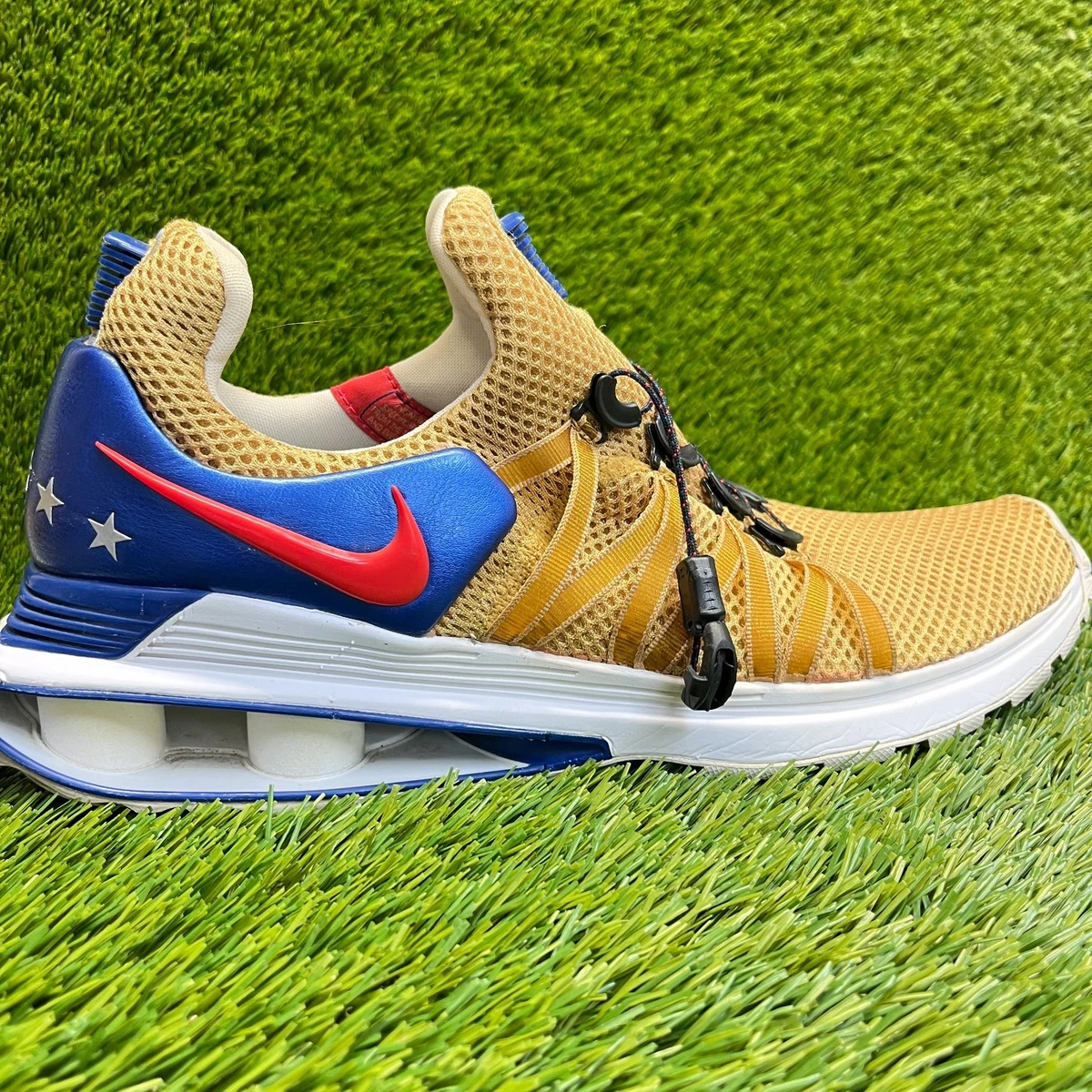 Size 10 Nike Shox Gravity Metallic Gold World Cup 2018 Shoes AR1999-700 Nike Shox Gravity Metallic Gold (Women main image 2