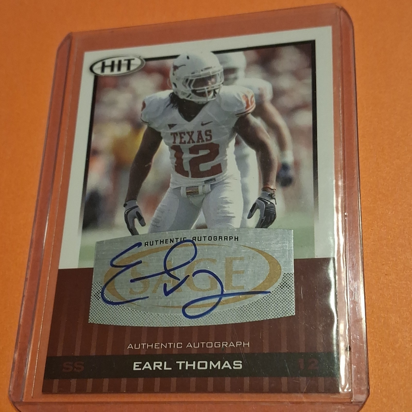 Earl Thomas SA-GE Hit Autographs #A60 Autographs