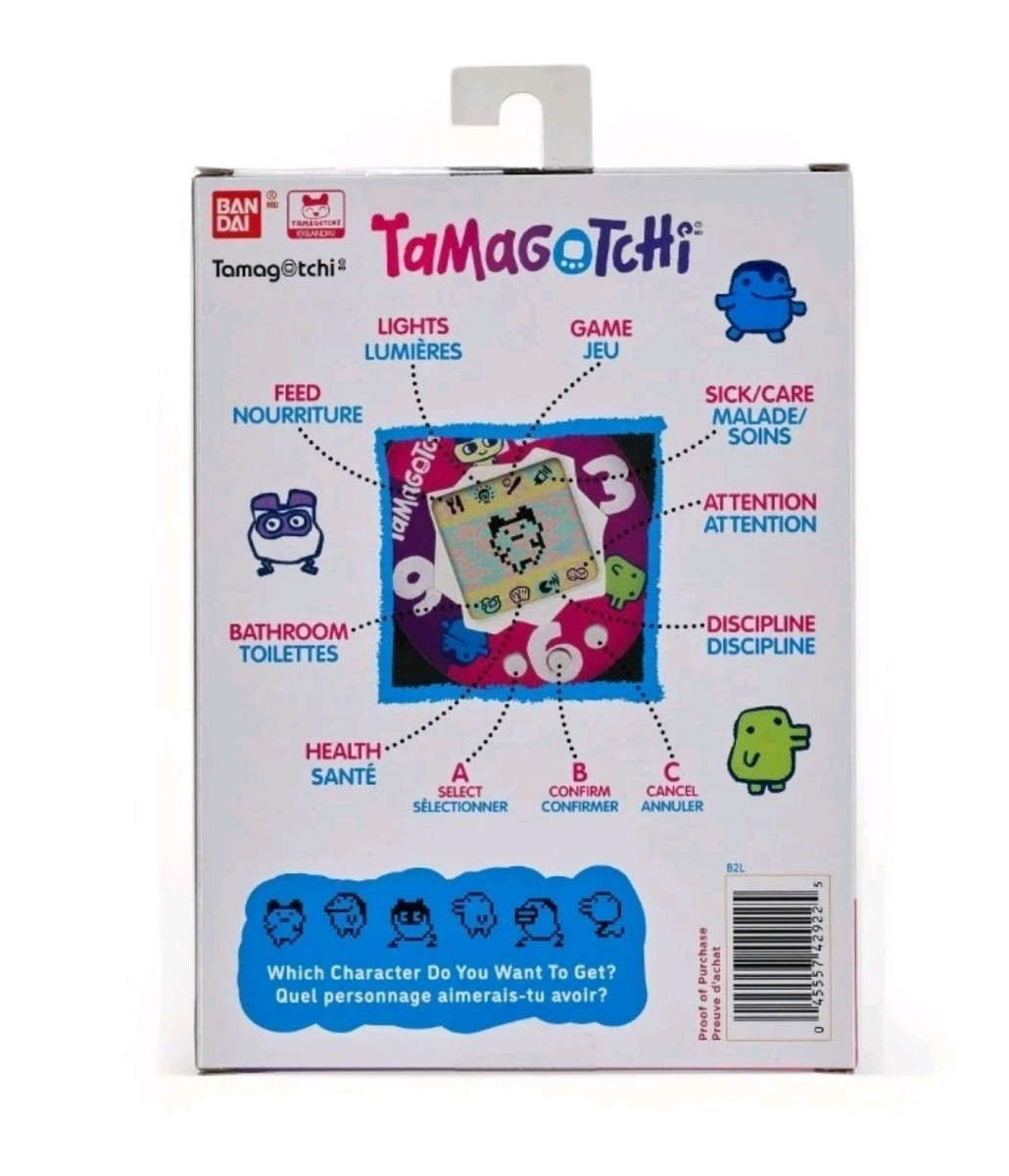 Tamagotchi GEN 1 (Original 1997 Programming) Pink Ice Cream