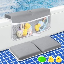 Bath Kneeler and Elbow Rest Pad Set, Quick Dry Baby Bath Kneeling Pad Thick Soft