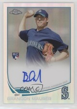 2013 Topps Chrome Refractor Rookie Auto 60/499 Brandon Maurer #102 Auto 0af