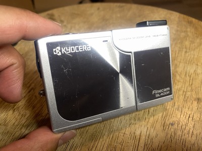 Kyocera Finecam SL400R Digital 4.0MP Camera 3x Zoom Lens Burst