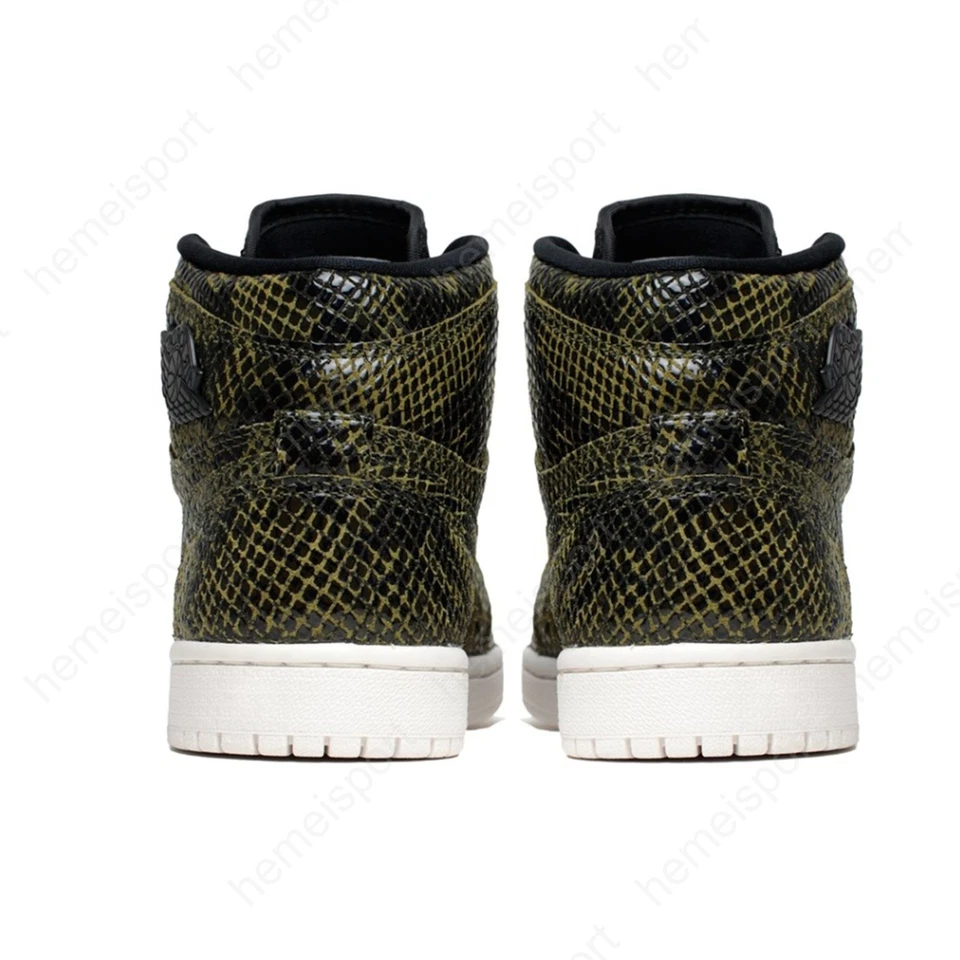 Mujer Air Jordan 1 Retro Alta Premium Piel de Serpiente AH7389-302 Foto 4 de 4