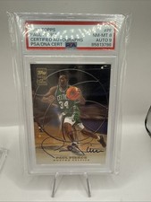 Paul Pierce 1999 Topps Certified Autograph #PP Certified Autographs PSA 8 Auto 9
