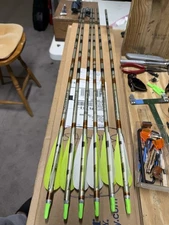 Easton XX75 Camo Hunter 2413 Arrows 3- 4" RW Feathers 31 -1/4" Qty-6