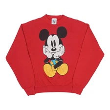 Vintage 1990s Disney Mickey Mouse Sweatshirt Size: Unreadable