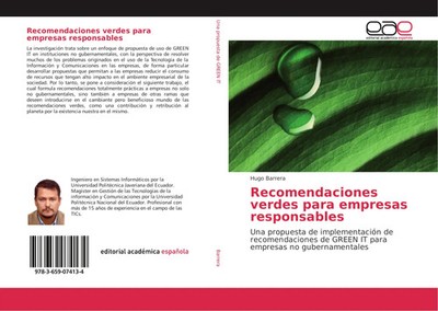 Recomendaciones verdes para empresas responsables Hugo Barrera Taschenbuch 2015
