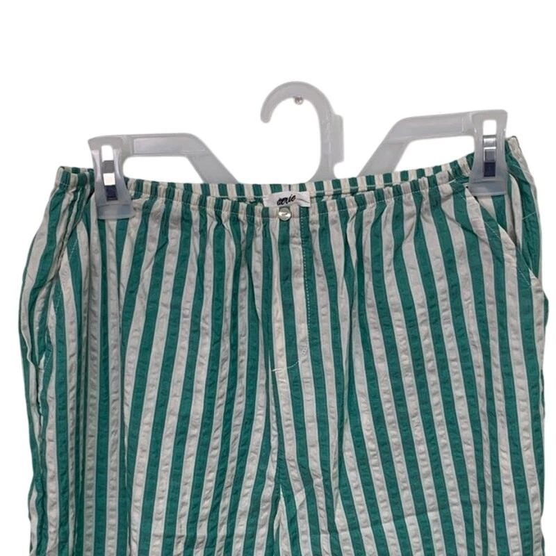 New Aerie Womens Small Seersucker Striped Elastic Drawstring Waist Lounge Pants - Image 2 of 4