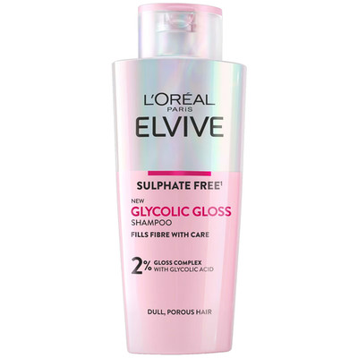  Original L'Oreal Paris Elvive Glycolic Gloss Sulfate Free Shampoo Dumpfes Haar 