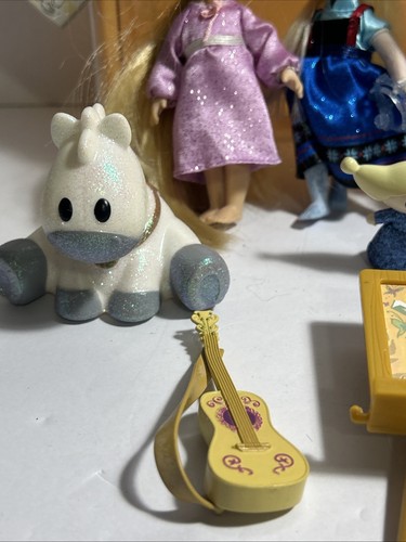 DISNEY ANIMATORS COLLECTION MINI DOLL PLAYSET "RAPUNZEL BELLE ELSA Lot Of 7 - Picture 3 of 11