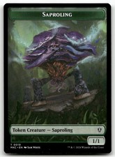Saproling // Manifest Double-Sided Token MTG Commander: Murders at Karlov Manor