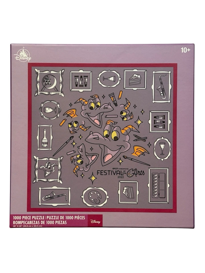 Rompecabezas de figuras Disney Parks Epcot Festival of the Arts 2022 1000 piezas, nuevo/sellado Foto 3 de 4