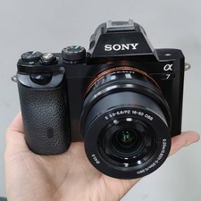 Sony Alpha A7 a7m1 24.3MP Full Frame Mirrorless Digital Camera w/16-50mm Lens