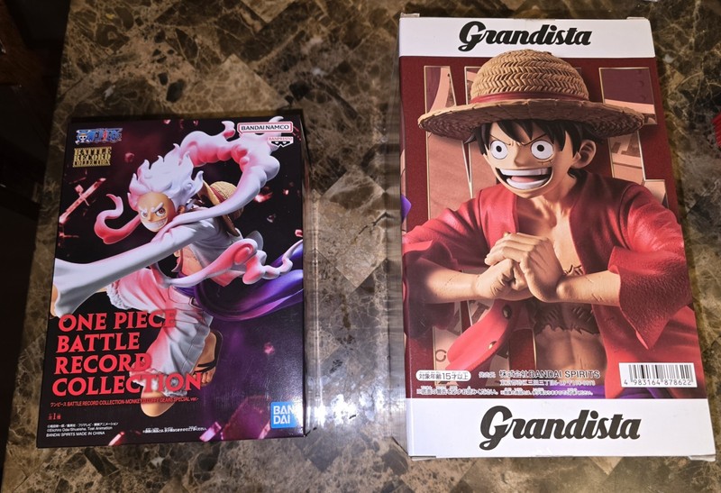 One Piece Monkey.D.Luffy Figure X2 Fresh From Japan. Brand New.