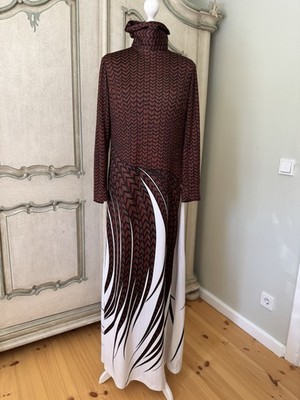 Roberta di Camerino Maxikleid trompe l œil Gr. L/XL