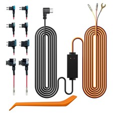 REDTIGER Dash Cam Multi-Size Hardwire Kit with Dual Indicator Light, USB C...