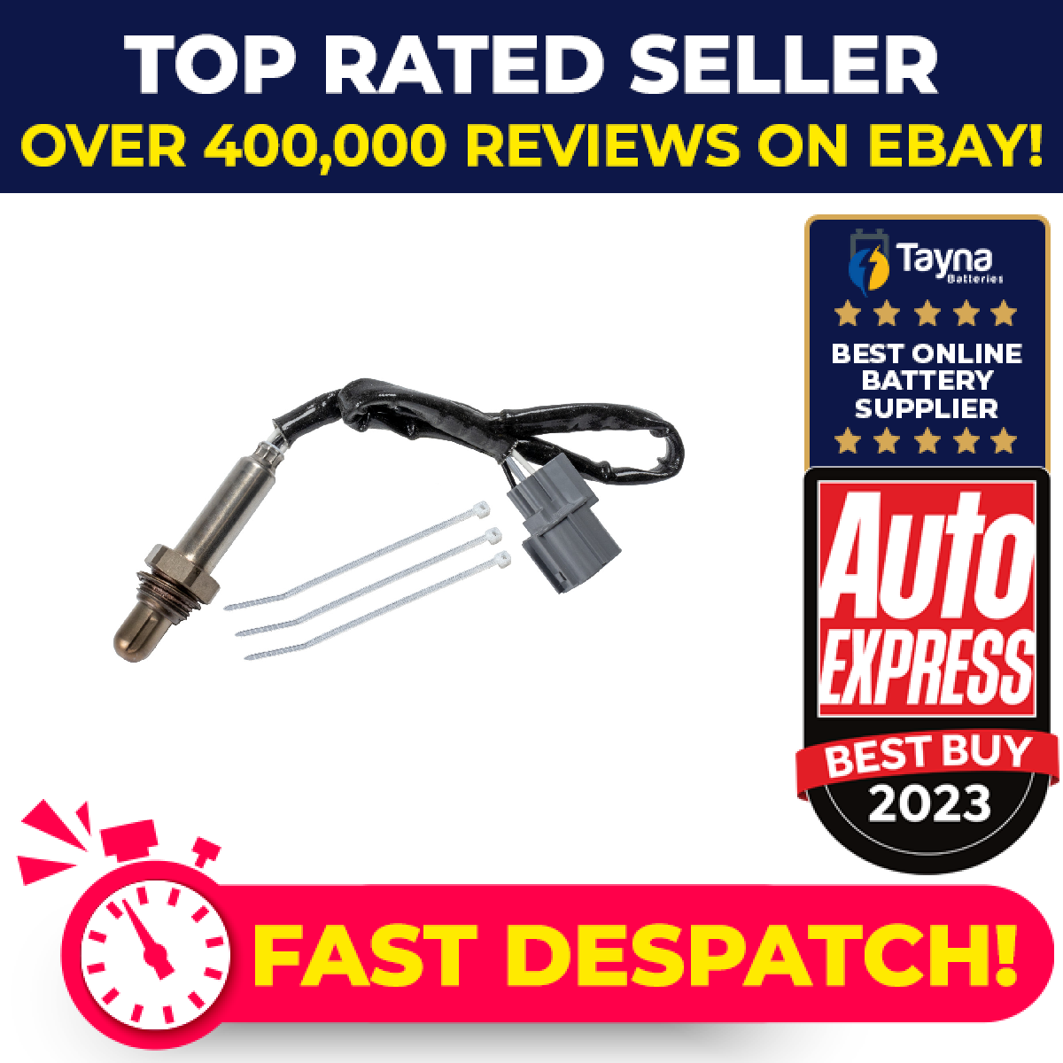 Lambda Sensor fits HONDA ACCORD CG7 1.6 98 to 02 D16B6 Oxygen Blue Print Quality