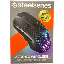 SteelSeries Aerox 3 Onyx Wireless Gaming Mous...