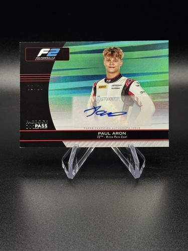 2024 Topps Paddock Pass Formula 1 F2 Paul Aron Signature Series Auto /20 - Bild 1 von 2