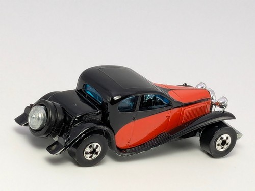 Vintage Hot Wheels Classic 37' Bugatti Black/Red Mattel Hong Kong 1980 - Picture 2 of 6