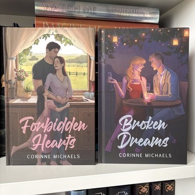 Forbidden Hearts & Broken Dreams Corrine Michaels Eternal Embers Book Box Eds