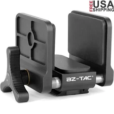 Durable Universal Shooting Saddle Clamp CNC Aluminum Ergonomic Rubber Pads New