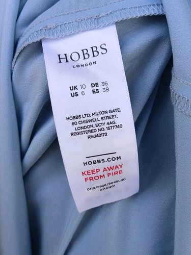 HOBBS WOMENS MABELLE MIDNIGHT BLUE LACE SHIFT DRESS - UK 10 - NEW - RRP: £189 - Picture 21 of 21
