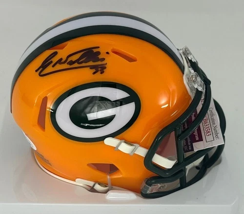Packers Safety EVAN WILLIAMS Signed Riddell Speed Mini Helmet AUTO - JSA