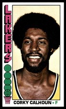 1976 Topps Basketball #12 Corkey Calhoun EX *d2