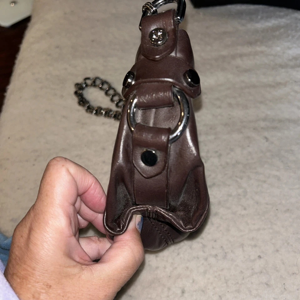 Bolso Cartera Hobo Simply Vera Marrón Oscuro 9 pulgadas Excelente Estado, Perfecto Para El Foto 2 de 4