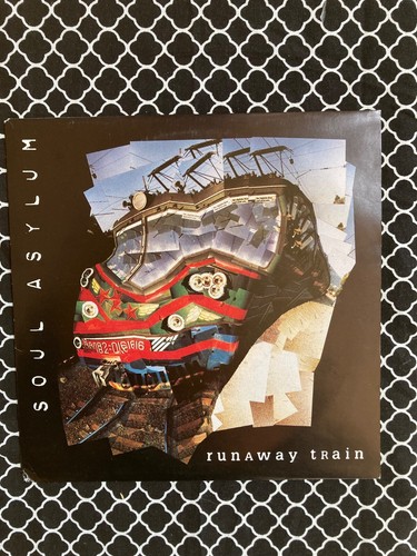 OPENED-- COLUMBIA RECORDS- SOUL ASYLUM "Runaway Train" UK 7-INCH 45 RPM SINGLE