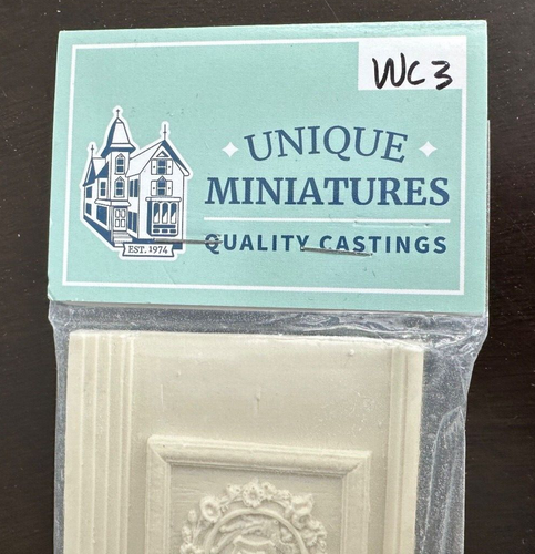 Doll House Crest Panel Wainscoting 12 1/2 ins x 2 3/8 ins Scale 1/12 - Picture 2 of 2