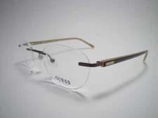 NEW GUESS RIMLESS EYEGLASS FRAME GU1536 BROWN GU 1536