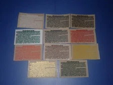 Warning Decal full size football helmets. Note color choice please !!