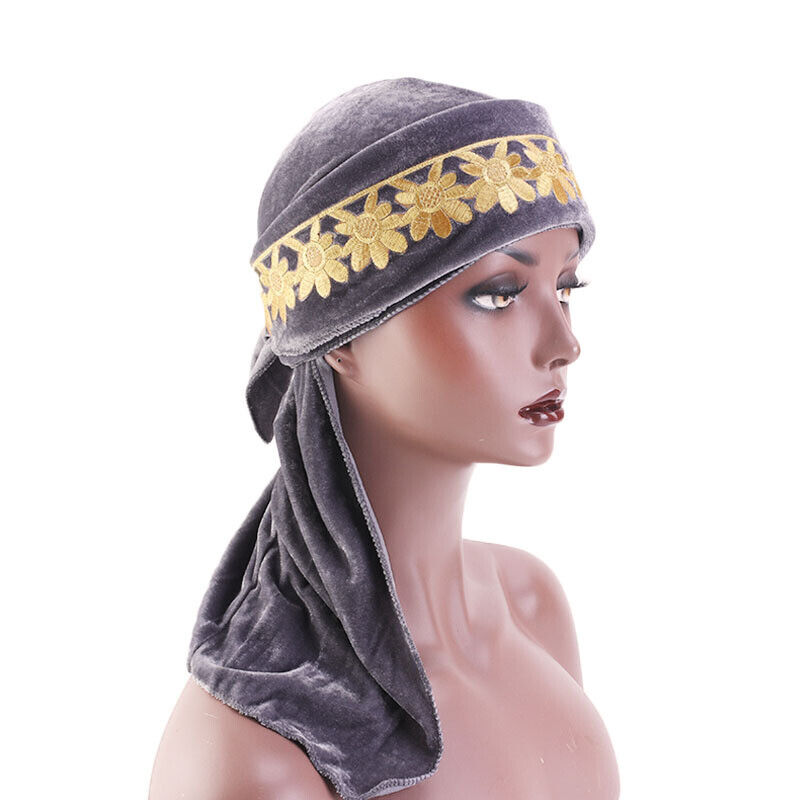 Unisex Dual Fabric DuRag, Velvet & Silk