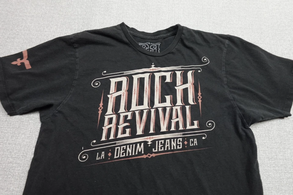 Рубашка мужская Rock Revival большая черная рок-н-ролльная мягкая повседневная ретро 100% хлопок - Изображение 2 из 4