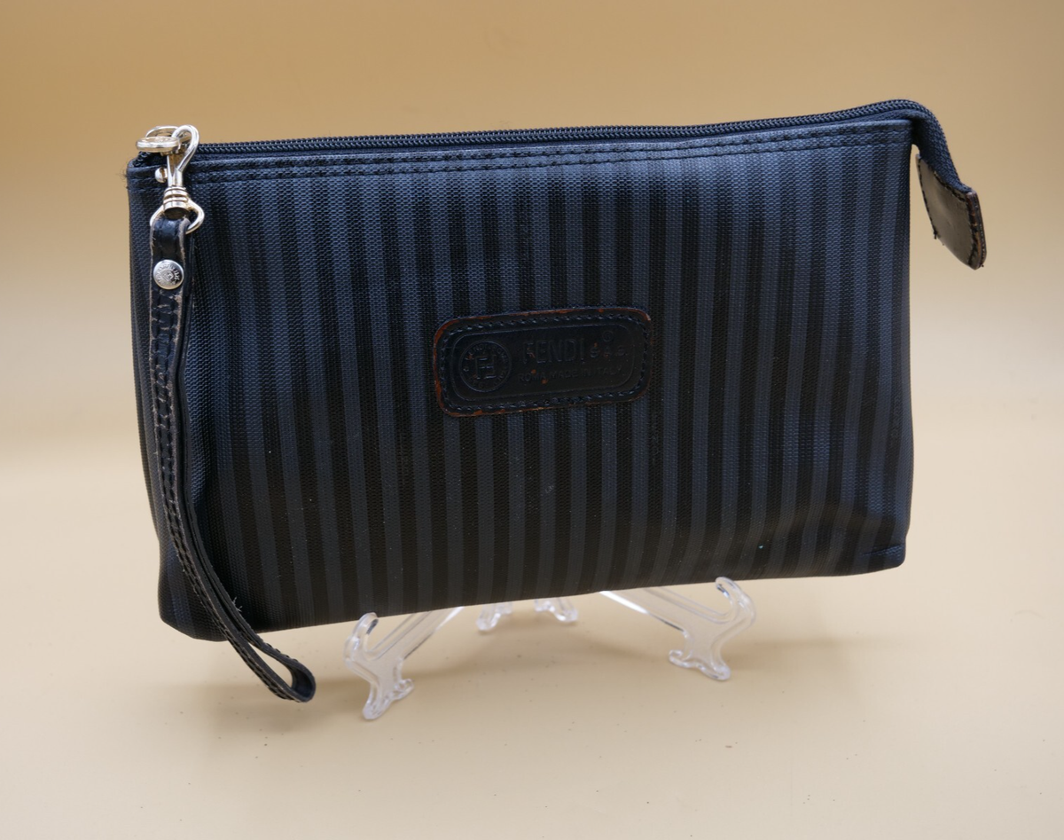 Vintage Fendi S.A.S. 1926 Roma Monogram Toiletry Cosmetic Bag | eBay