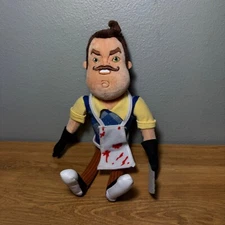 Hello Neighbor Theodore Peterson With Cleaver Plush Figure Toy Video Game