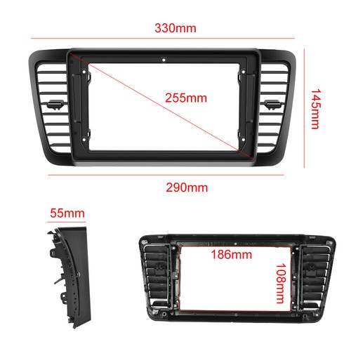 2+32GB 9"Apple Carplay Andriod 13 Car Radio For Subaru Outback Legacy 2003-2009 - Afbeelding 18 van 19
