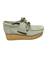 Clarks Wallaceaft Lo Palm green Women Size 6.5