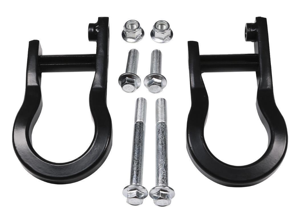 Pair (2) Tow Hooks for Chevy Silverado GMC Sierra 1500 2007-19  