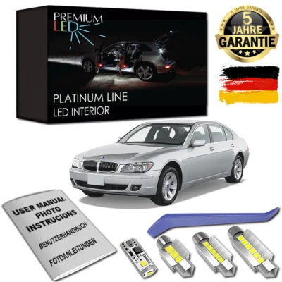 LED Innenraumbeleuchtung Premium Set für BMW 7er BMW E65 E66 19x LED CANBUS Weiß - Bild 1 von 4